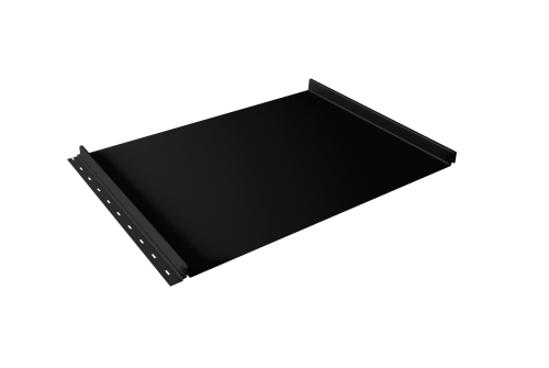 Кликфальц Grand Line 0,5 Velur X с пленкой на замках RAL 9005 черный