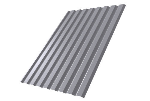 Профнастил С20А 0.4 PE RAL 7004 сигнальный серый