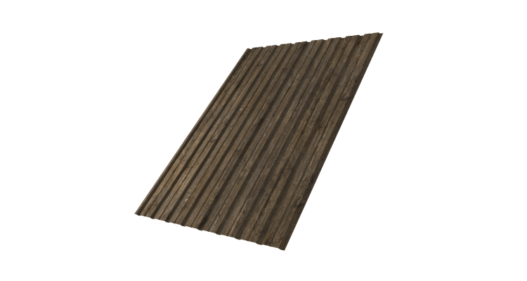 Профнастил С10В 0.45 Print Twincolor Nordic Wood