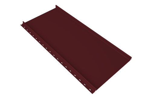 Кликфальц mini Grand Line 0,5 PE с пленкой на замках RAL 3005 красное вино