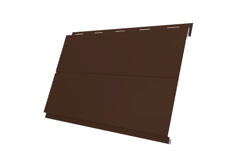 Вертикаль 0,2 GL line 0.5 Drap с пленкой RAL 8017 шоколад