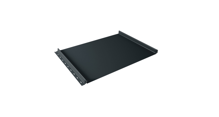 Кликфальц Grand Line 0,5 Satin Matt TX с пленкой на замках RAL 7016 антрацитово-серый