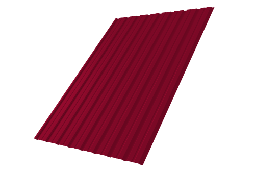 Профнастил С10В 0.45 PE RAL 3003 рубиново-красный