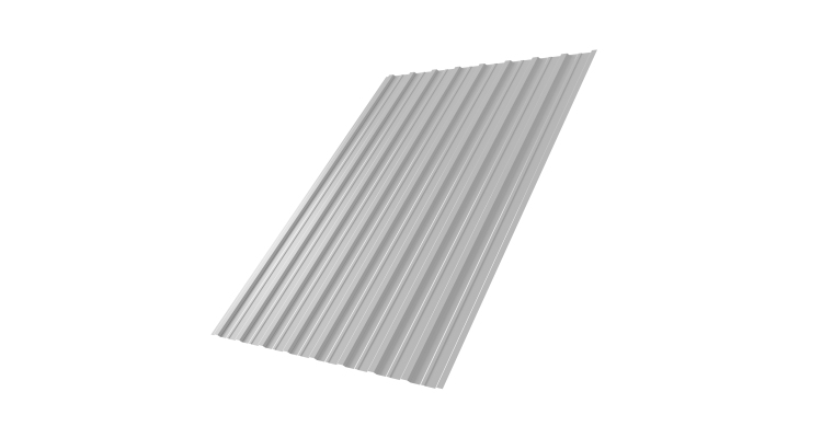 Профнастил С10A 0,45 PE-Double RAL 9003 сигнальный белый