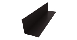 Угол внутренний 110х110 0,45 PE с пленкой RR 32 темно-коричневый (3м)