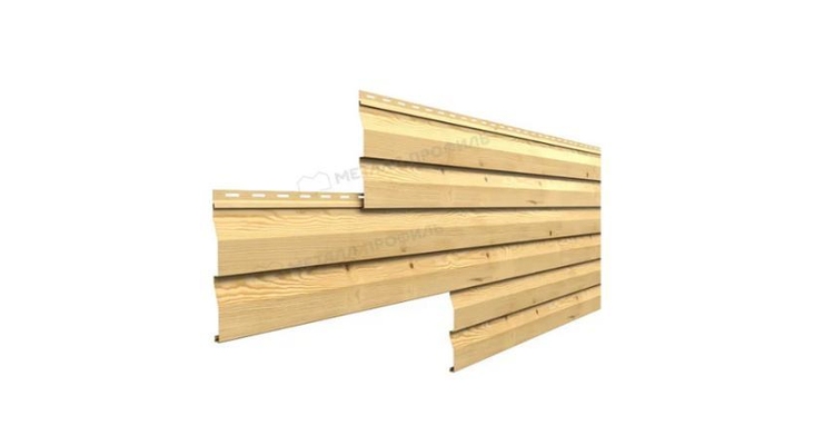 Сайдинг Металл Профиль Lбрус-15х240 (ECOSTEEL_T-01-Персик. Дерево-0.5)
