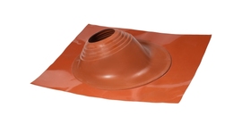 Проходной элемент MF угловой №2 (180-280мм) +240 силиконовый (металлический окрашенный фланец) терракот