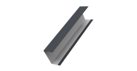 Крышка жалюзи Milan,Tokyo 0,5 Drap RAL 7024 мокрый асфальт (2м)