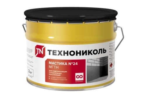 Мастика гидроизоляционная Технониколь №24 МГТН 3кг (ведро)