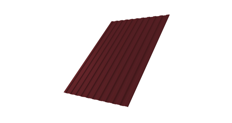 Профнастил С8А 0,45 Drap RAL 3005 красное вино